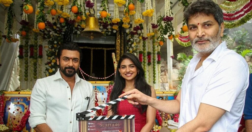 పూజా కార్యక్రమాలతో ఘనంగా ప్రారంభమైన సూర్య ద్విభాషా చిత్రం ‘సూర్య 46’